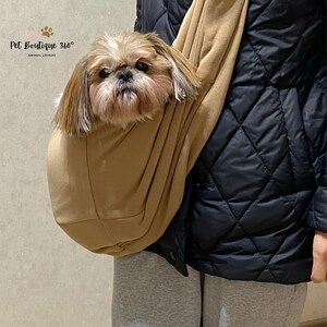 Dog Sling Carrier, Puppy Backpack Carrier, Dog Travel Bag, Puppy Sling image 3