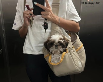 Dog Sling Carrier, Puppy Backpack Carrier, Dog Handbag, Puppy Sling, Pet Carrier Bag