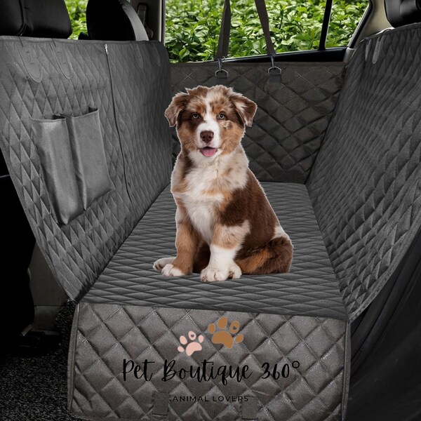 Dog Car Seat, Dog Backseat Cover, Pet Seat Protector, Pet Car Hammock