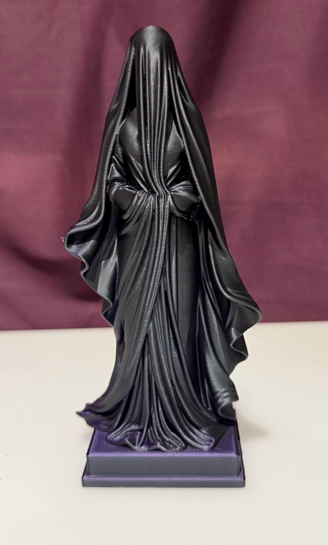 3D Printed Ghost Maiden in Purple/black. Approx.18cm High - Etsy Australia