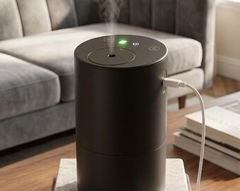 Portable Essential Oil Diffuser Wireless | Premium Car Diffuser | Rechargeable Waterless Nebulizer for Home & Office | Wellness Gift