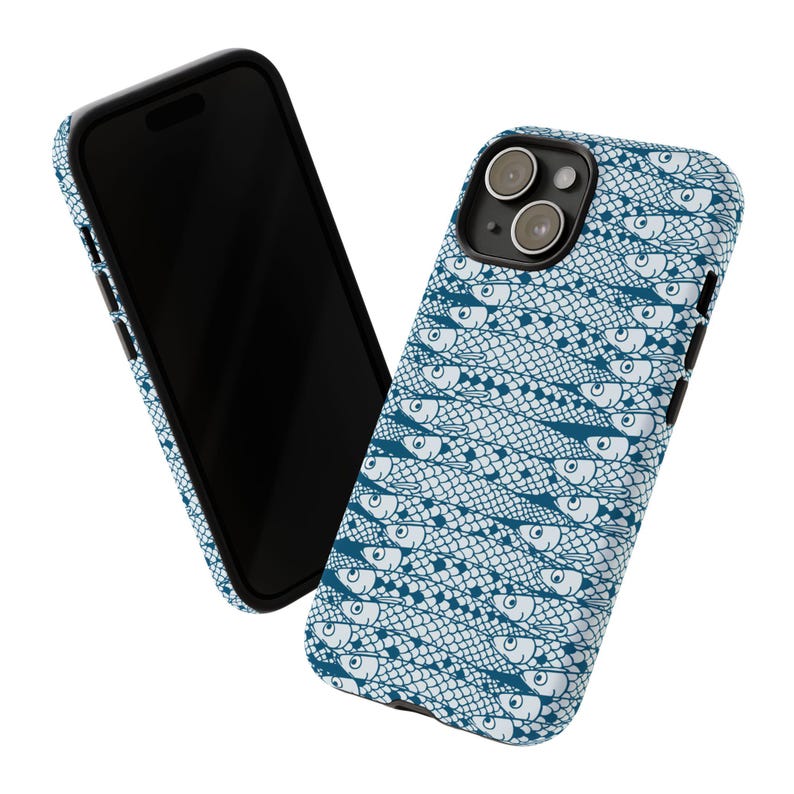 Sardine Phone Case, Sardines Phone Case, Fish Phone Cases, Ocean Case, Coastal Aesthetic, Sardines, Compatible with iPhone, Samsung Galaxy image 2