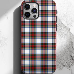 Plaid Phone Case, Tartan Plaid Cases, Classic Scottish Plaid Cases, Compatible with Samsung Galaxy, Google Pixel, iPhone 17 Air, Pro Max
