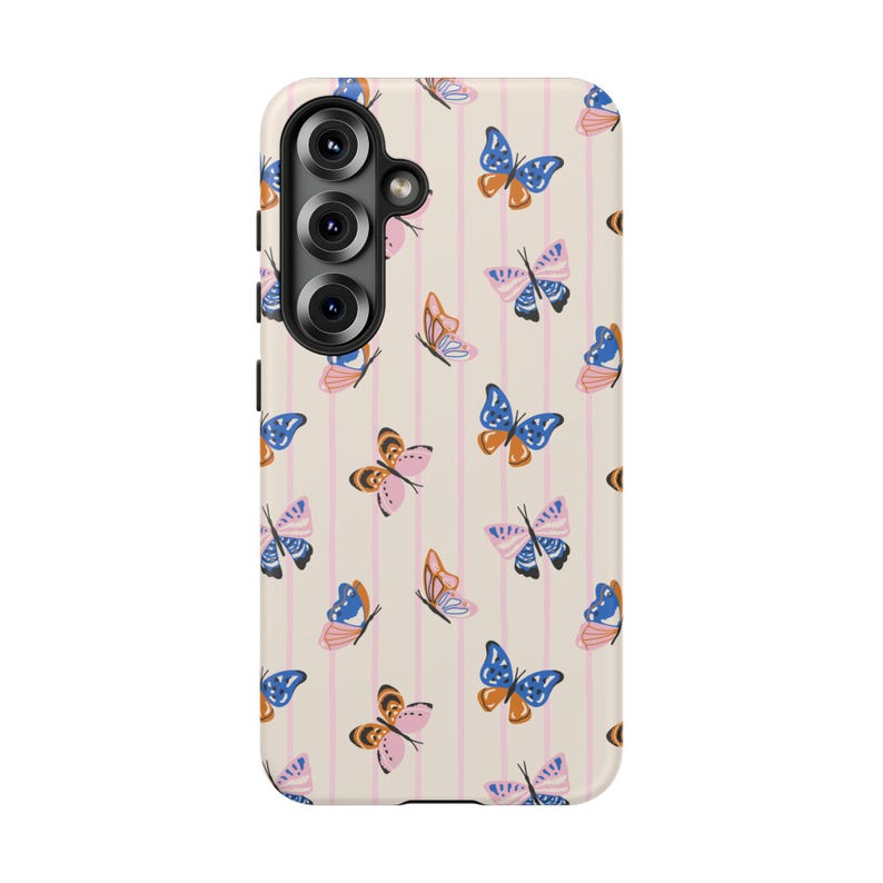 Butterfly Phone Case, Butterflies Phone Case, Whimsical Butterflies, Hand Drawn Butterfly Cases, Compatible with iPhone, Samsung Galaxy image 6