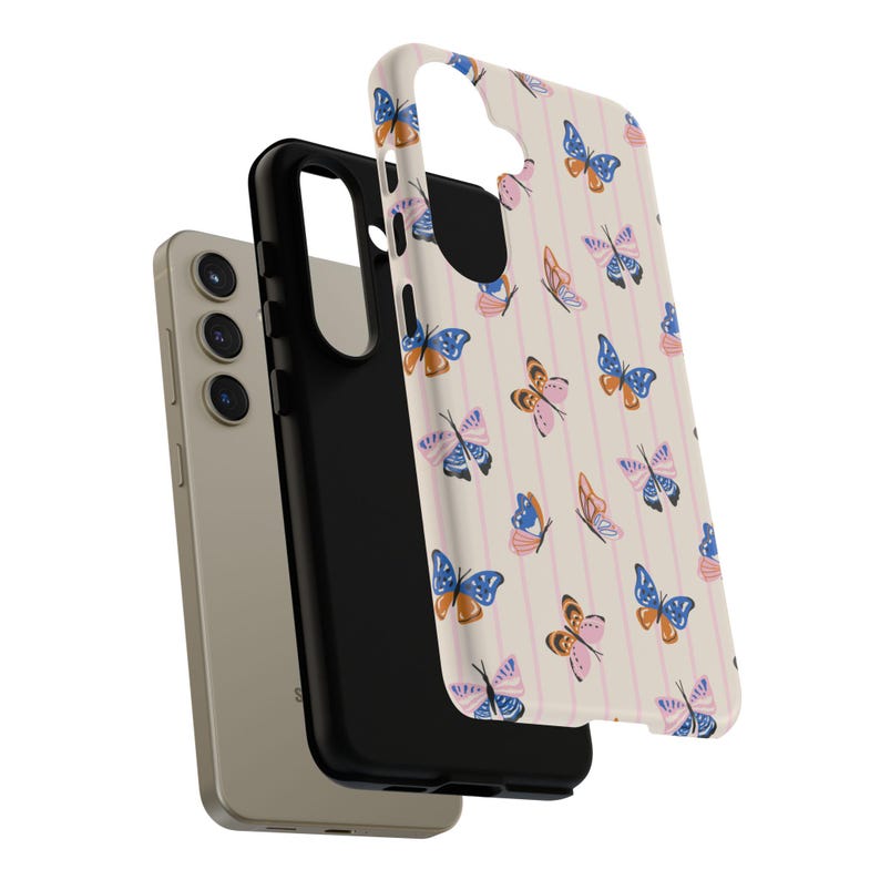 Butterfly Phone Case, Butterflies Phone Case, Whimsical Butterflies, Hand Drawn Butterfly Cases, Compatible with iPhone, Samsung Galaxy image 8