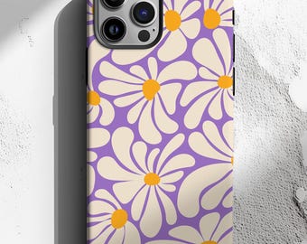 Daisy Phone Case, Flower, Flowers Cases, Daisies iPhone Case, Spring Cases, Compatible with iPhone 17 Air, Pro Max, Samsung Galaxy, Pixel