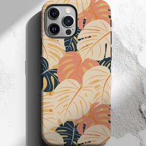 Monstera Phone Case, Plant Phone Case, House Plant, Monster Plant, Tropical Plants, Compatible with iPhone, Samsung Galaxy, Google Pixel