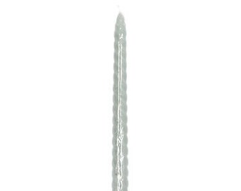 Soft Sage Twisted Taper Candle - Pack of 4