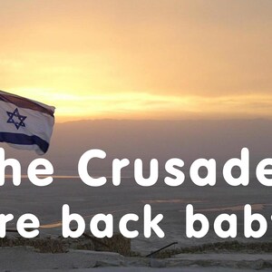 The Crusades - The War from 1100AD  - 2023 19,000 Palestinians dead. 2025 47,000+ Dead.  Treated like a natural disaster, and it&#39;s not over.