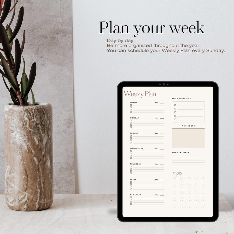 2025 Self Care Planner, Agenda, Journal Etsy España