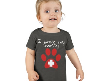 Greater Swiss Mountain Dog Toddler Tee - Swissy Apparel - Swissie Shirt - GSMD - Swissi