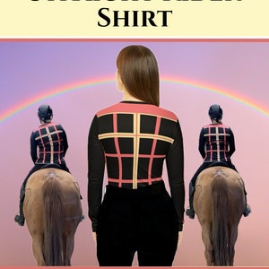 Camisa Ecuestre Straight Rider - Pedido personalizado - Entrenamiento de doma - Ropa ecuestre imagen 3