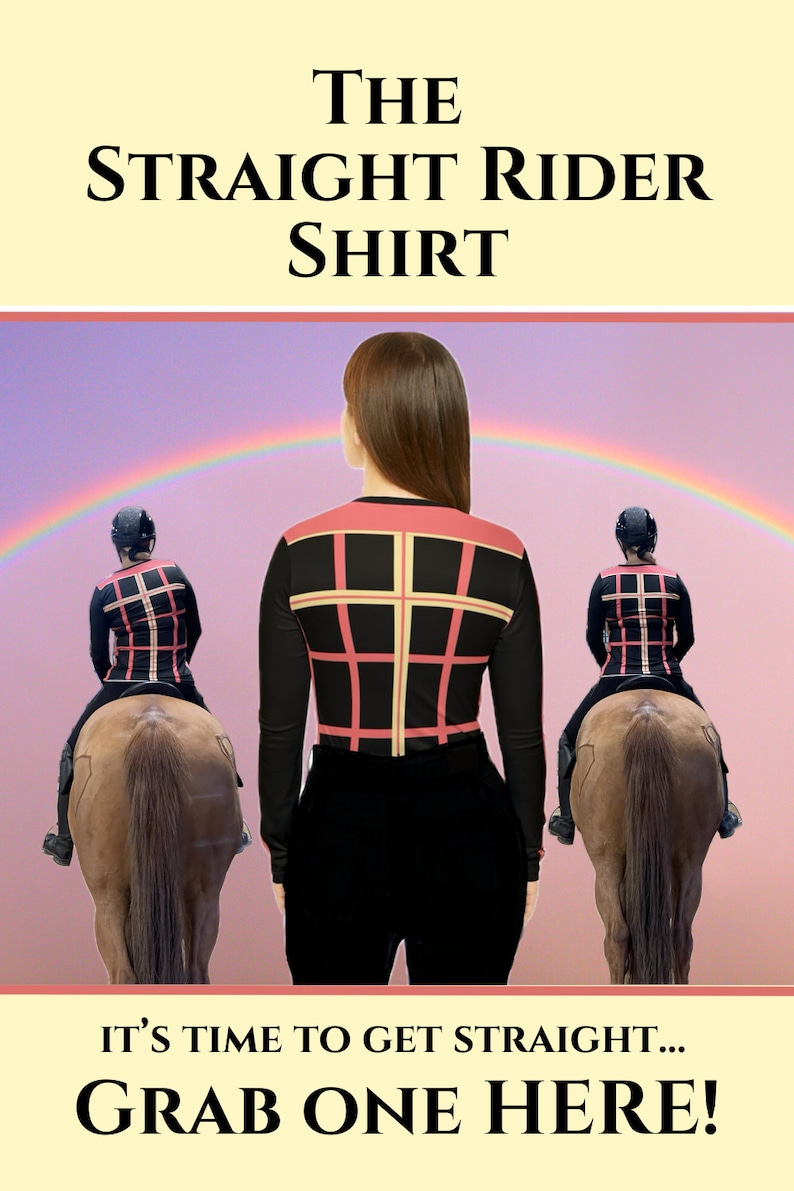 Camisa Ecuestre Straight Rider - Pedido personalizado - Entrenamiento de doma - Ropa ecuestre imagen 3