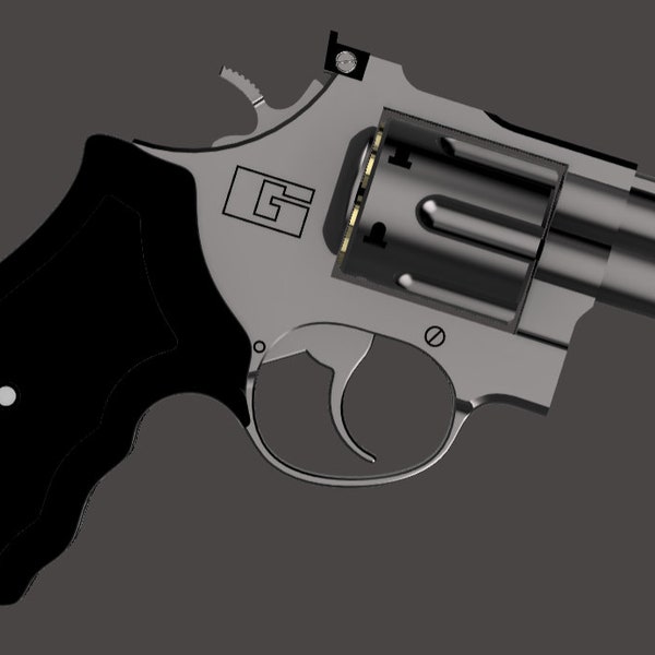 Joel Miller revolver 3D printable model STL file for cosplay