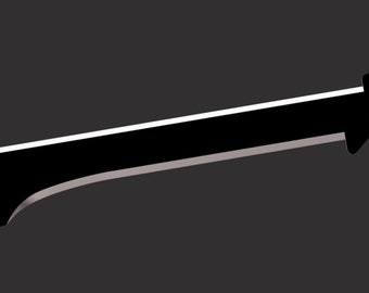 Glossu Rabban Harkonnen sword 3D printable model STL file for cosplay