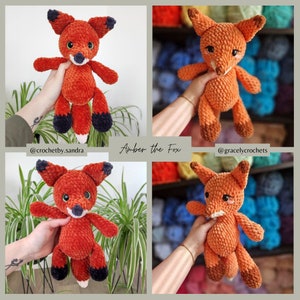 Amber the Fox Pattern / Amigurumi Plushie PDF File image 6