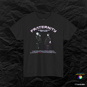 Gojo and Geto Jujutsu &#39;&#39;Fraternity&#39;&#39; best-friends heavy cotton art work t-shirt