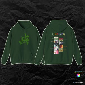 Slayer of Demon&#39;s - Hashira hoodie - Minimalistic style Elite Pillars comfiest anime hoodie with double sided print - for fans by fans