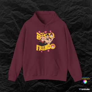 MY BESTO FRIENDO - Itadori and Todo - JJk inspired besties cozyest anime hoodie