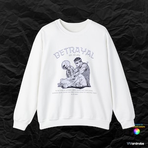 BERSERKER BETRAYAL Gutsu and Griffitsu quote wearable poetry - cozyest sweatshirt