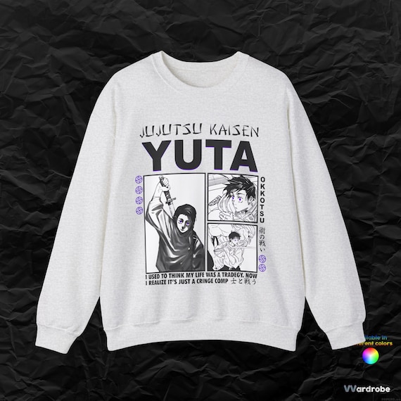 Yuta Okkotsu Sweatshirt - JJK Inspired Sorcerer Manga Panel