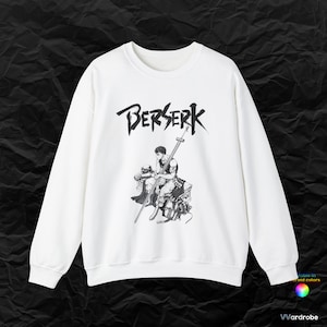 Berserker Gutsu with Sword Dragon Slayer inspired art cozyest sweatshirt