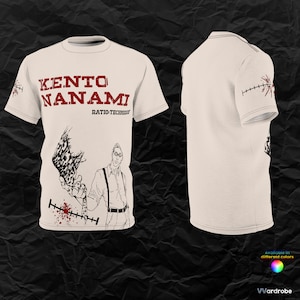 Overtime Nanami Collapse - JJK &#39;&#39;Ratio:Technique&#39;&#39; inspired anime t-shirt (handmade design) in high quality