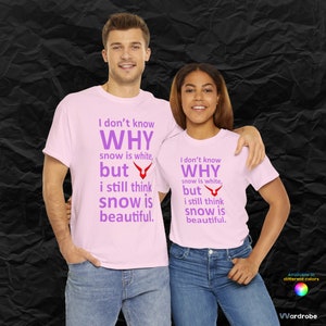 Geass Code Leilouch quote ''I don't know why snow is white..'' heavy cotton t-shirt image 9