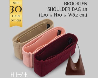 Organisateur de sac à main Slim en feutre avec fermeture éclair pour femmes Organisateur de sac à main Slim en feutre avec fermeture éclair pour femmes