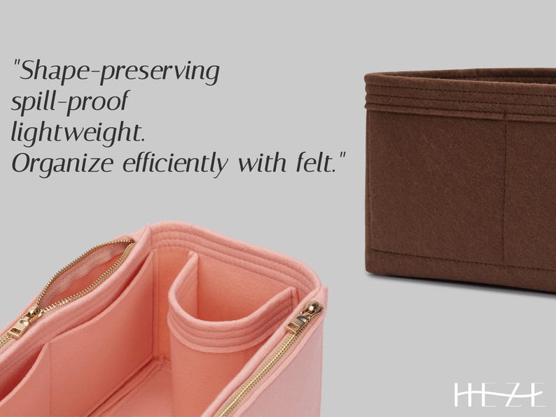 Bag Organizer for Liz Shopper Medium: Felt Insert - Lightweight, Durable image 13