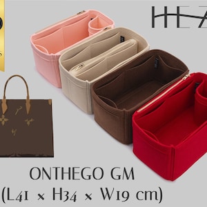 OnTheGo GM Tote Bag Organizer - Felt Insert with Multiple Pockets