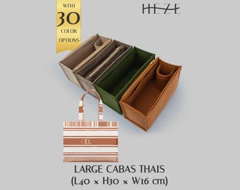 Große Cabas Thais Taschenorganizer Einlage, Filztasche Tote Bag Organizer