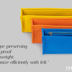 Each purse insert is fashioned from superior 2 mm thick felt fabric, chosen for its durability and protective qualities. Double-layered at the base, it ensures your belongings stay upright and your handbag’s interior is shielded from daily wear.