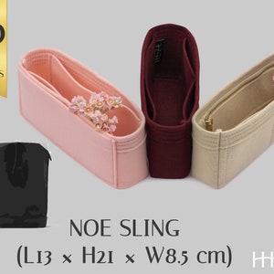 Elegant Felt Purse Insert for Noe Sling Bag – Customizable Handbag Organizer with Color Options - Bag Organizer - Handbag Insert - Noe Bag