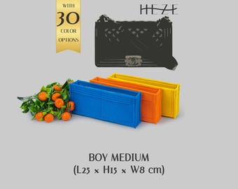 Boy Medium Organizer Insert, Felt Purse Organizer for Medium Shoulder Bag
