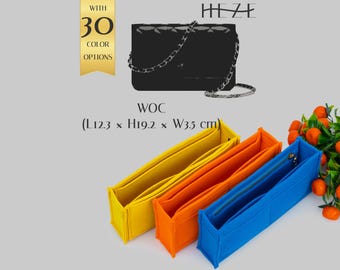 WOC Organizer Insert, Felt Wallet On Chain Bag Organizer with Pockets