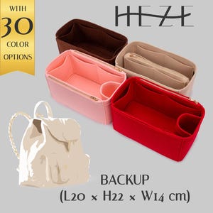 Custom Backpack Insert for Backup | Versatile Multi-Pocket Felt Bag Insert | Durable Backpack Insert