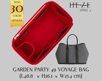 Garden Party 49 Bag Shaper: Felt Organizer with Multipockets