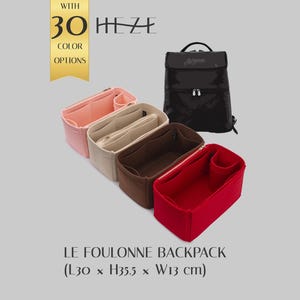 Organizador de Mochila Le Foulonné, Organizador de Mochila em Feltro, Modelador de Bolsa