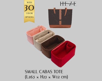 Small Cabas Tote Bag Organizer Insert, Felt Purse Organizer for Tote Bag