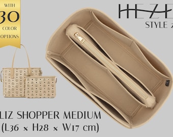 Bag Organizer for Liz Shopper Medium: Felt Insert - Lightweight, Durable