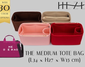 Marc J Medium Tragetasche Organizer Einsatz - Filz, mehrere Taschen