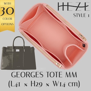 Organizador de bolsos personalizado para el bolso de mano Lou. Vui. Georges MM / Organizador de bolsos de fieltro versátil con múltiples bolsillos / Organizador de bolsos duradero
