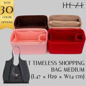 Organisateur de sac : Séparateur en feutre pour sac cabas Tod.T Timeless moyen