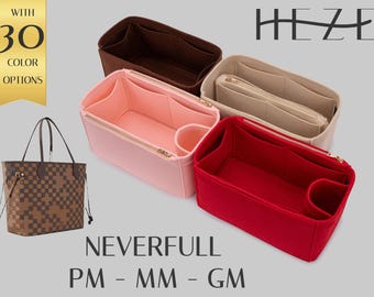 Neverfull Tote Organizer: inserto in feltro con tasche - vestibilità personalizzata