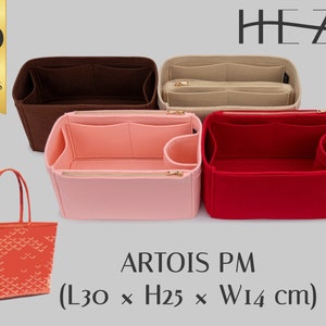 Custom Bag Organizer Insert for Artois PM | Versatile Multi-Pocket Felt Handbag Insert | Durable Tote Organizer