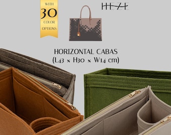 Organizador horizontal Cabas, organizador para bolso de fieltro