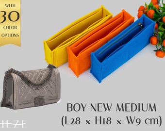 Organizer Insert for Boy New Medium Flap Shoulder Bag, Felt Purse Organizer