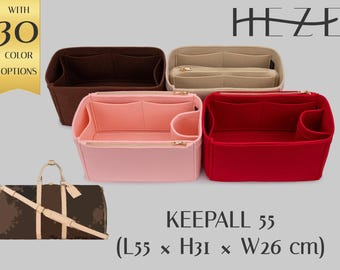 Felt Bag Organizer for Keepall 55 (Multi-Pocket, Custom Colors)