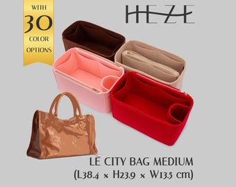 Felt Tote Bag Organizer Insert for Le City Bag Medium